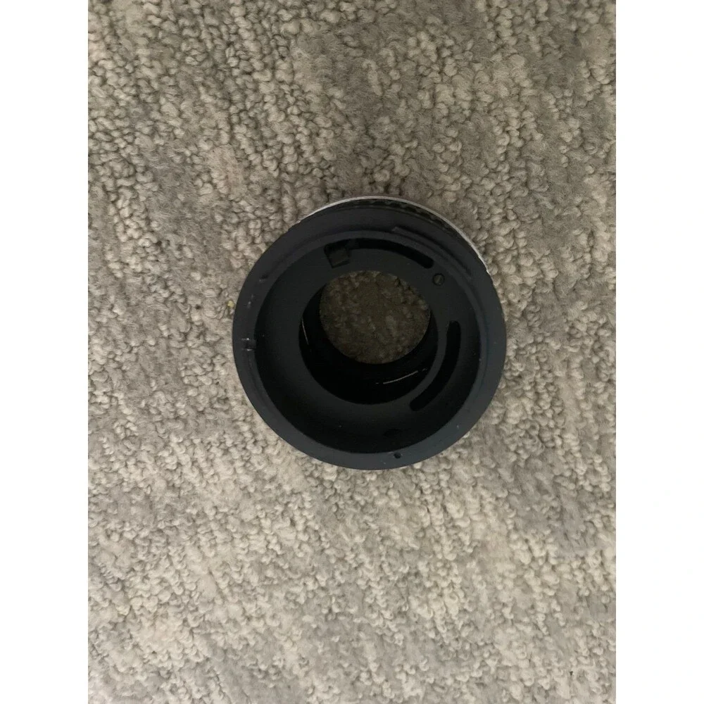 31mm Camera Lens Extension Tube, Twist-On Lens Adapter Tube (Black/Silver)